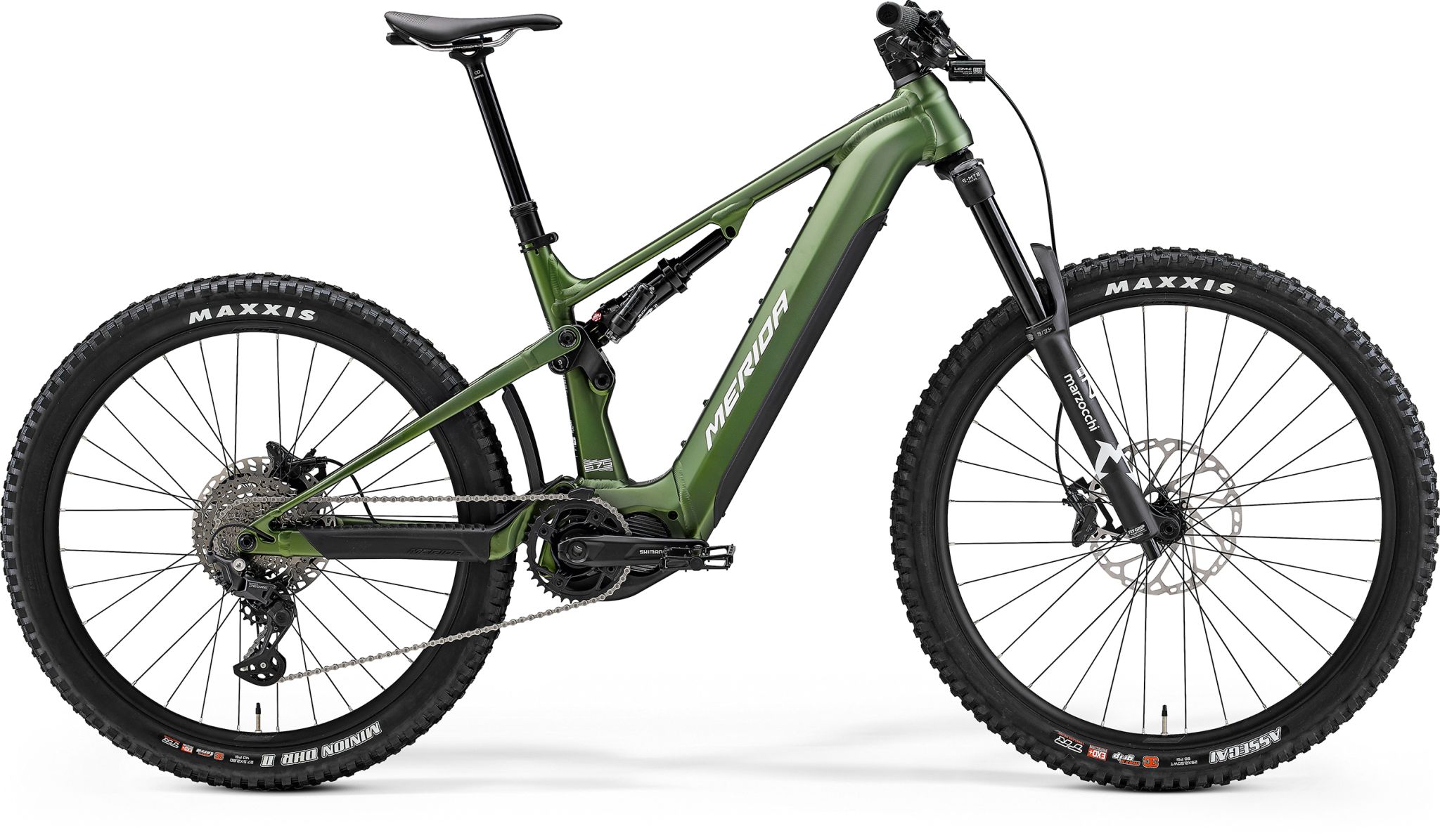 Merida eOne Sixty 675 Silk Fog Green/White Merida eOne Sixty 675 Silk Fog Green/White - Billede 1